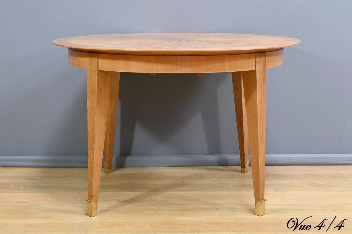 2510.0 Table For 4 To 10 People In Cherry Wood – 1950 photo
