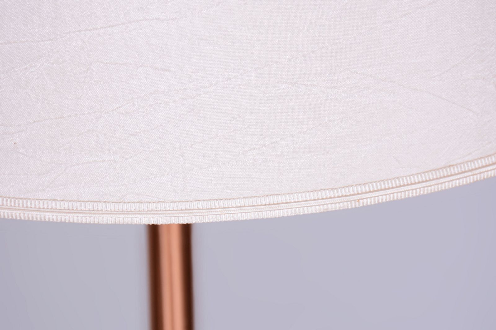 Restored Mid Century Floor Lamp, Steel, Copper, Czech, 1960s photo for sale