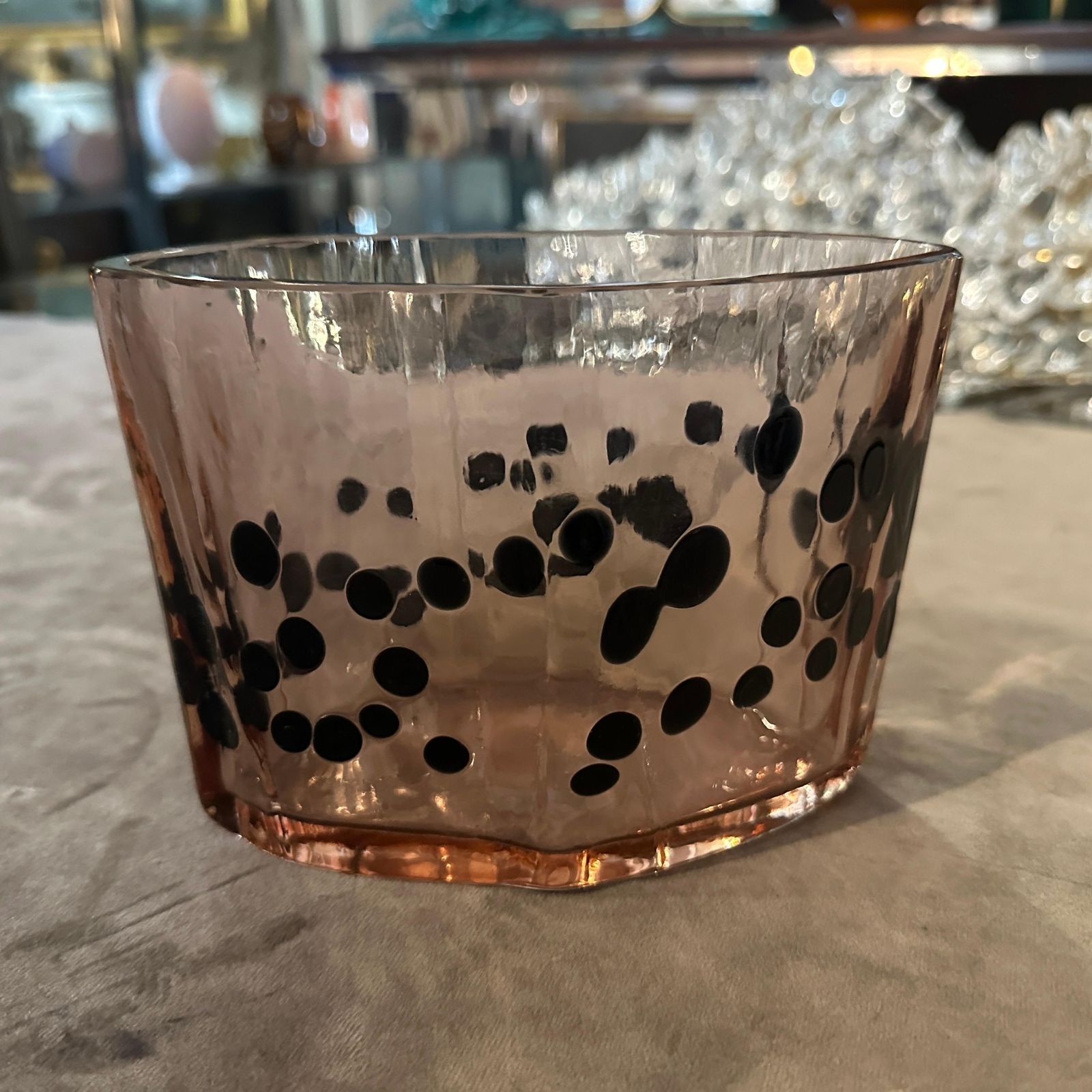 1960s Modern Purple And Black Murano Glass Vase By Fulvio Bianconi For Venini photo Home Decor