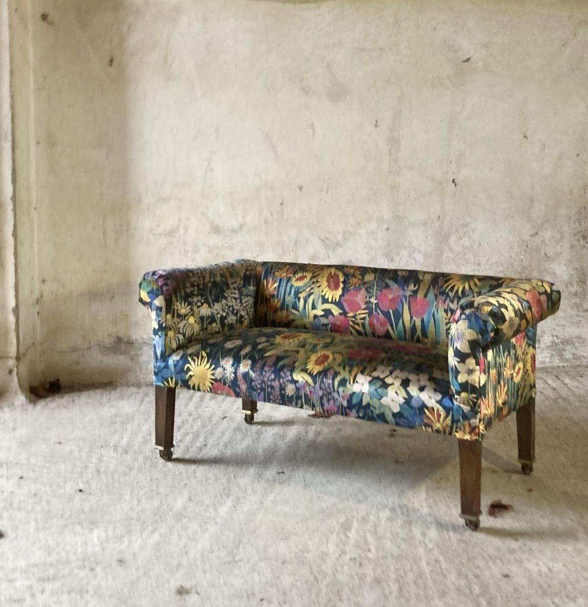 Victorian Miniature Sofa, 1800s photo furniture