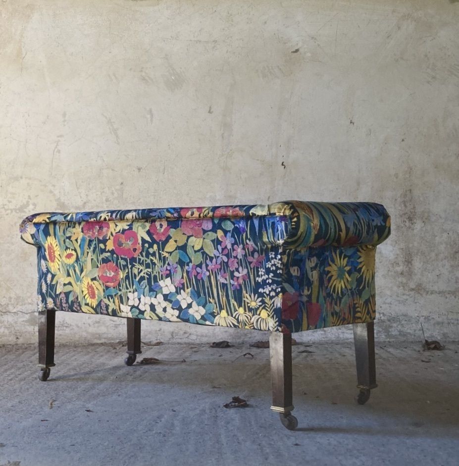 Victorian Miniature Sofa, 1800s photo for sale