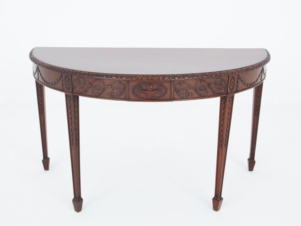 Adamas Revival Console Table Mahogany Hall Tables 1880 photo furniture