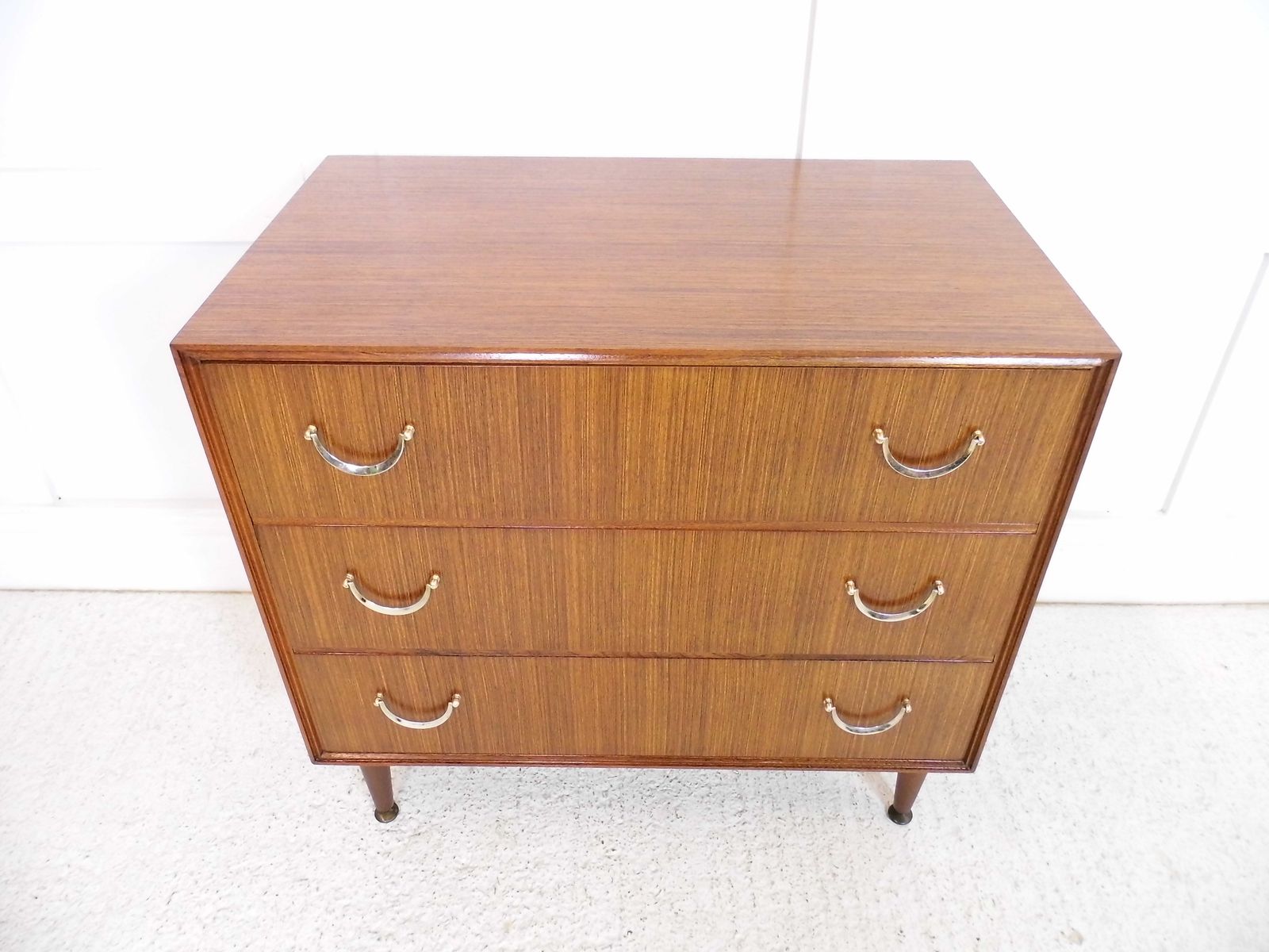 Vintage Retro Meredew Tola Teak Chest Of Drawers 1960s Storage Unit photo furniture
