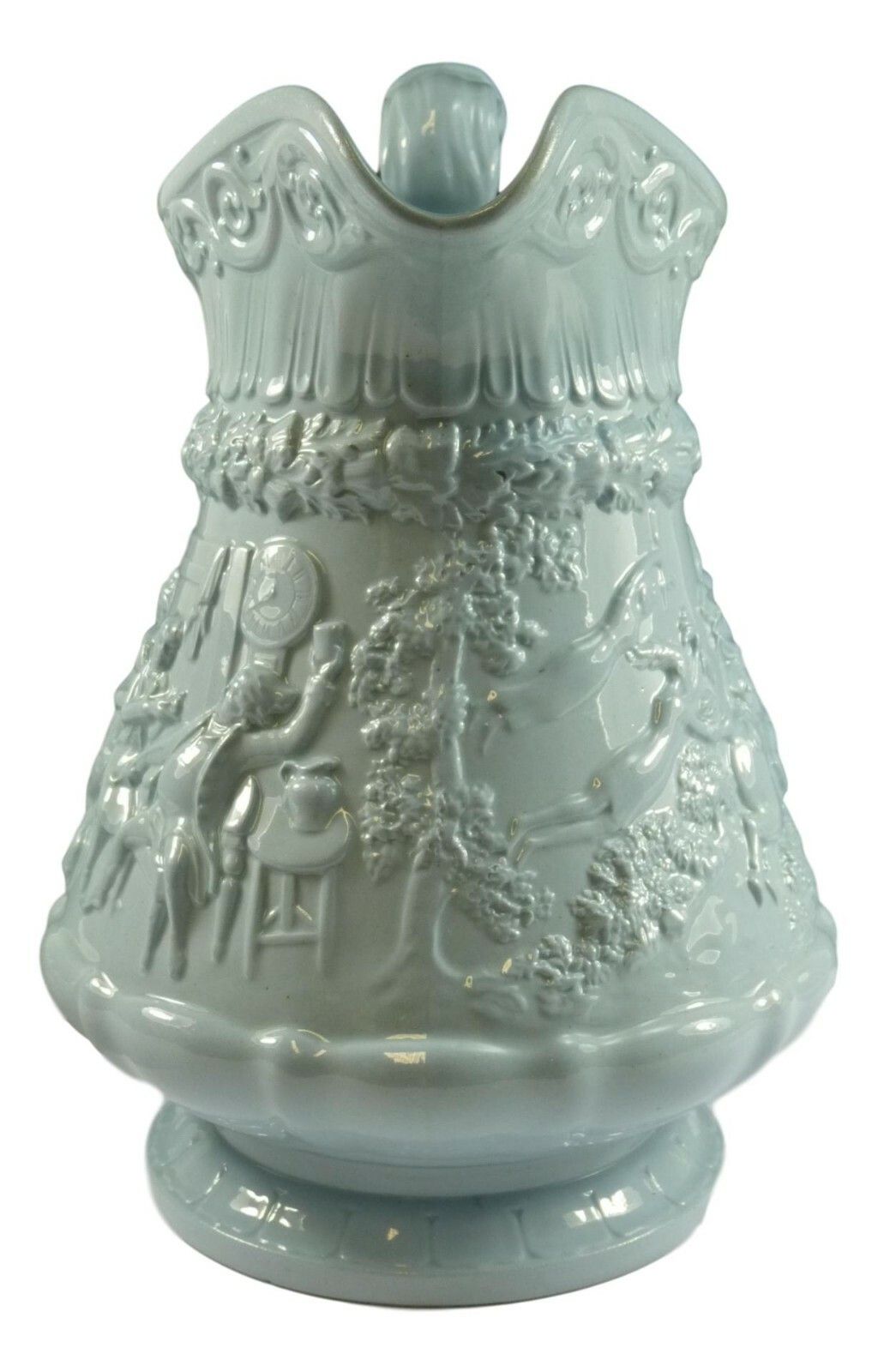 Antique William Ridgway & Son Tam O'shanter Relief Moulded Jug 9 1/2" 1835 photo 175.0