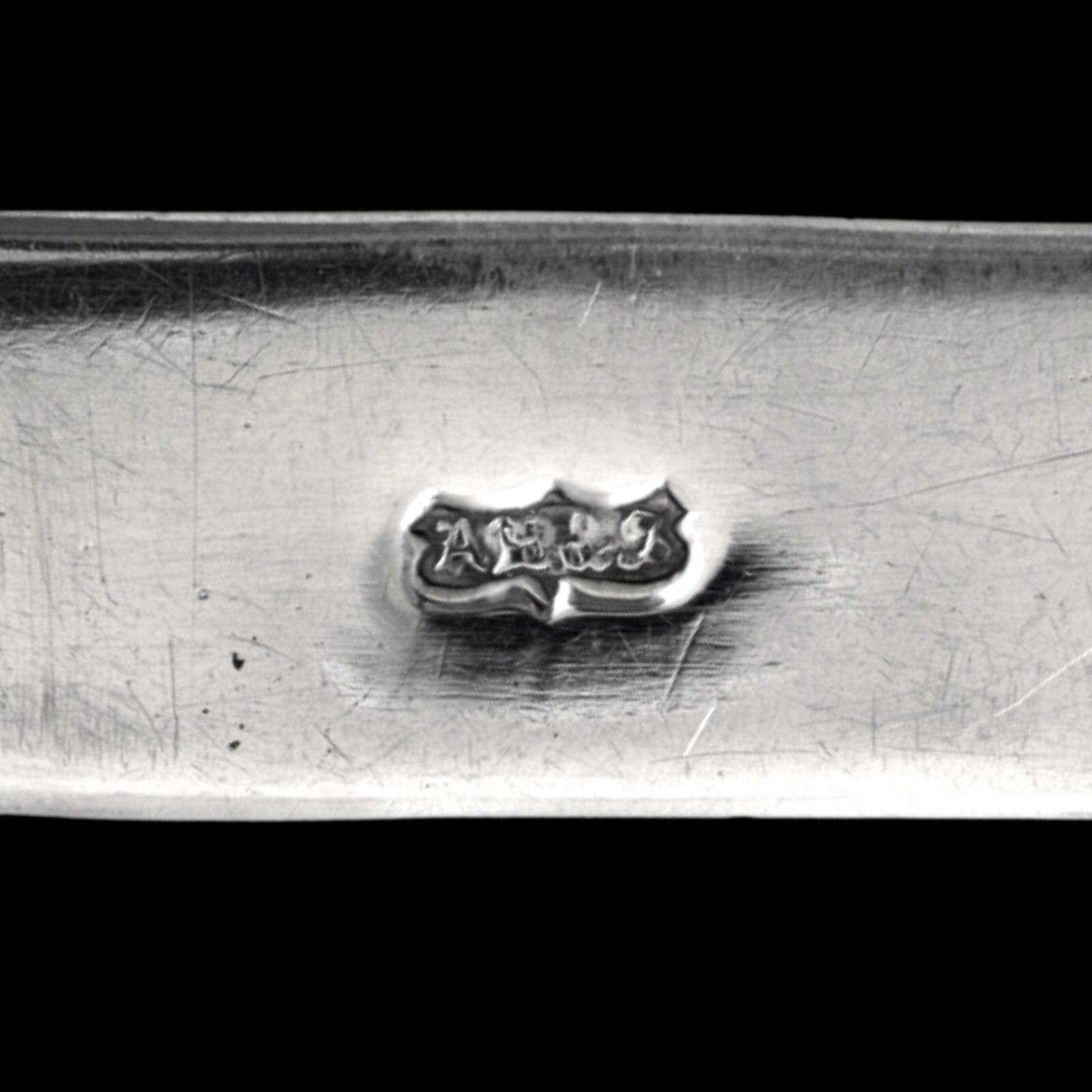 Antique Novelty Silver Bookmark Your Page J H Johnston / Andrew Barrett 1893 photo vinterior