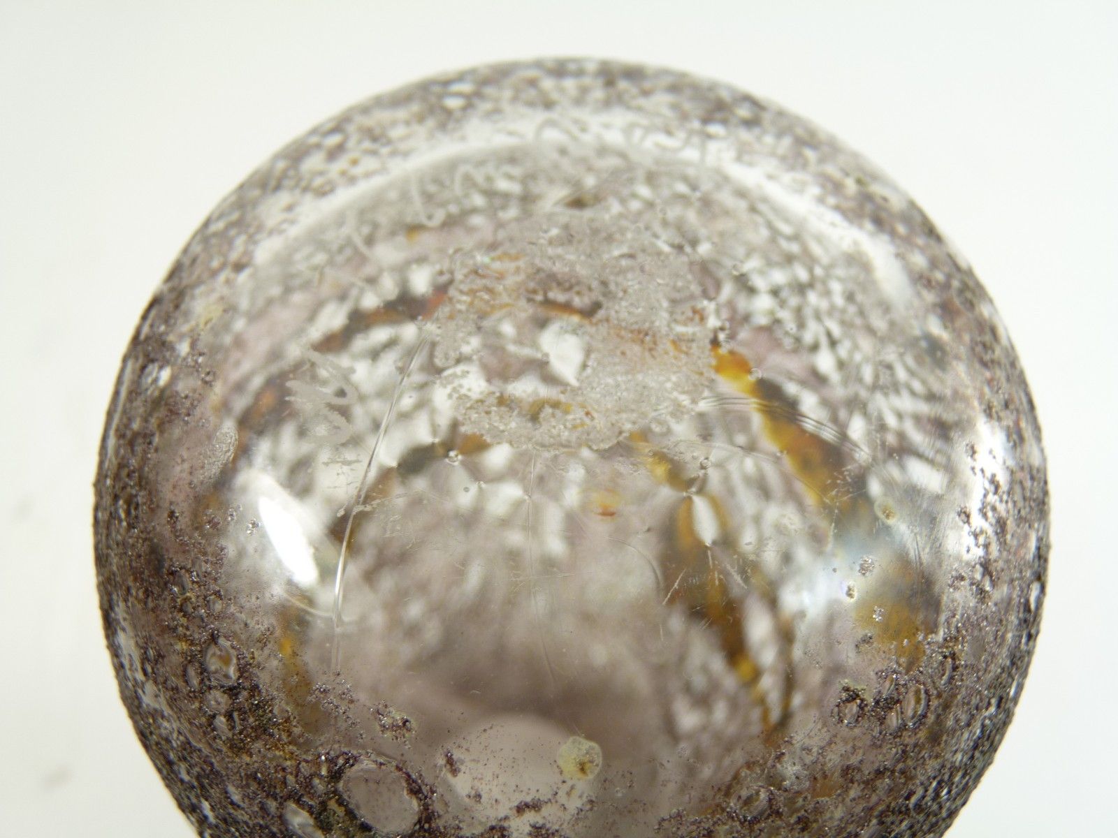 Milan Vobruba Glass Gusum Sweden Rare Surface Decorated (Aleppo) Vase photo vinterior