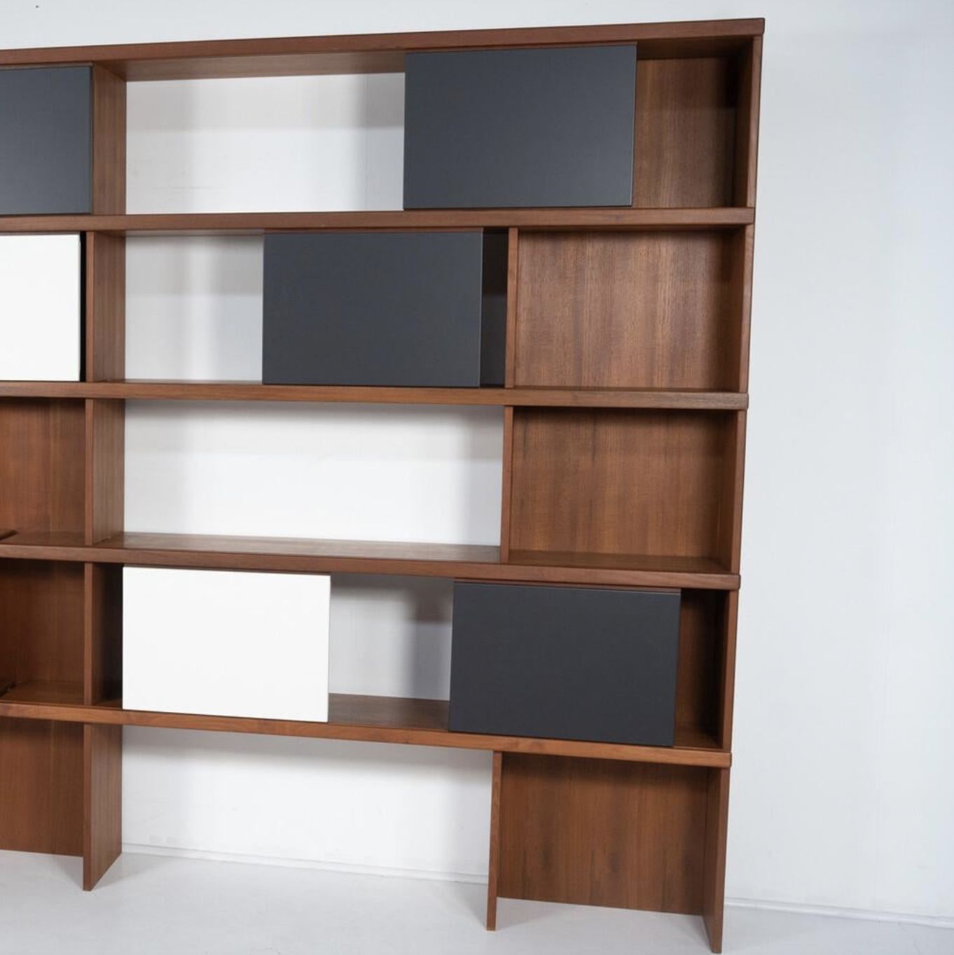 Furniture Mid Century Bookcase By Ilmari Tapiovaara, La Permanente Mobili Cantu, 1950s photo