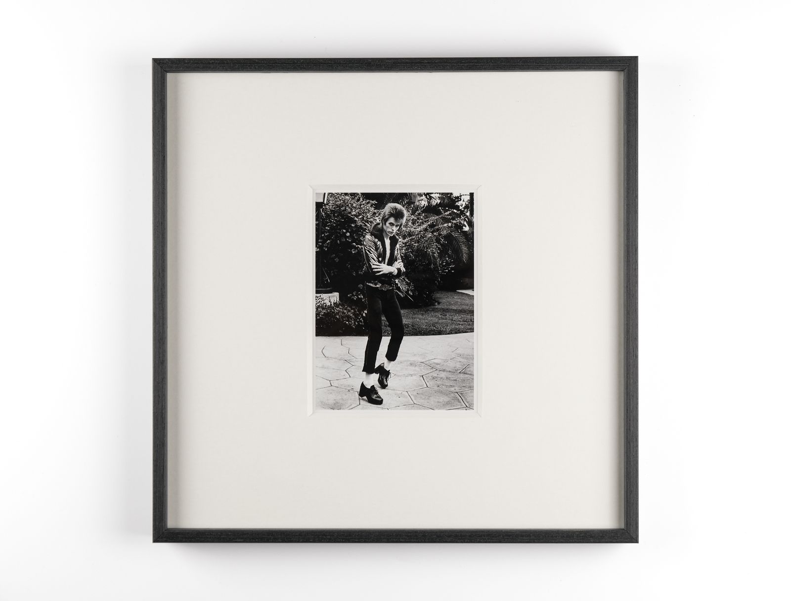 Signed Mick Rock “David Bowie, Beverly Hills Hotel. 1972" Magnum Print, 2019 photo furniture