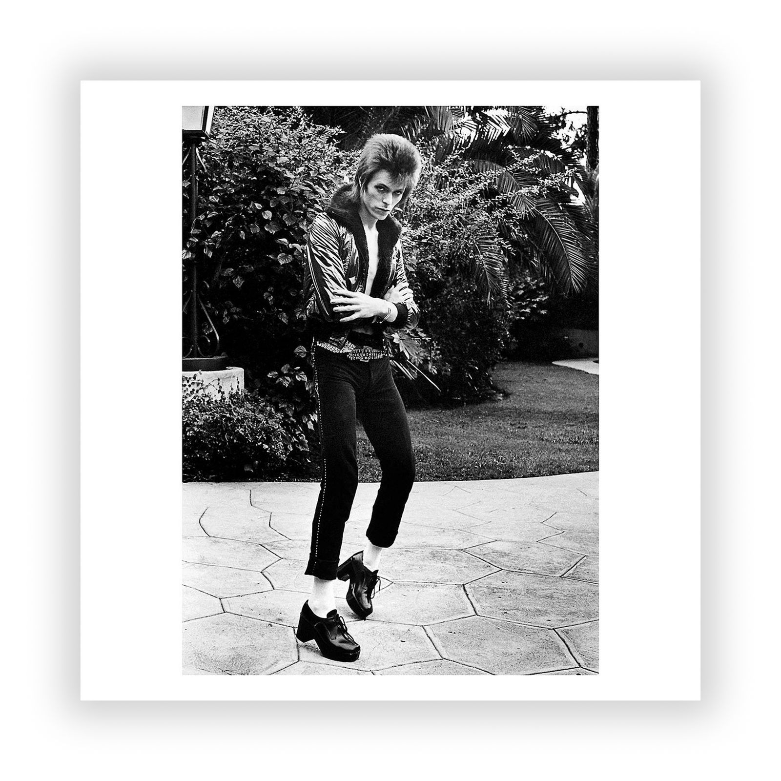 photo vinterior Signed Mick Rock “David Bowie, Beverly Hills Hotel. 1972" Magnum Print, 2019