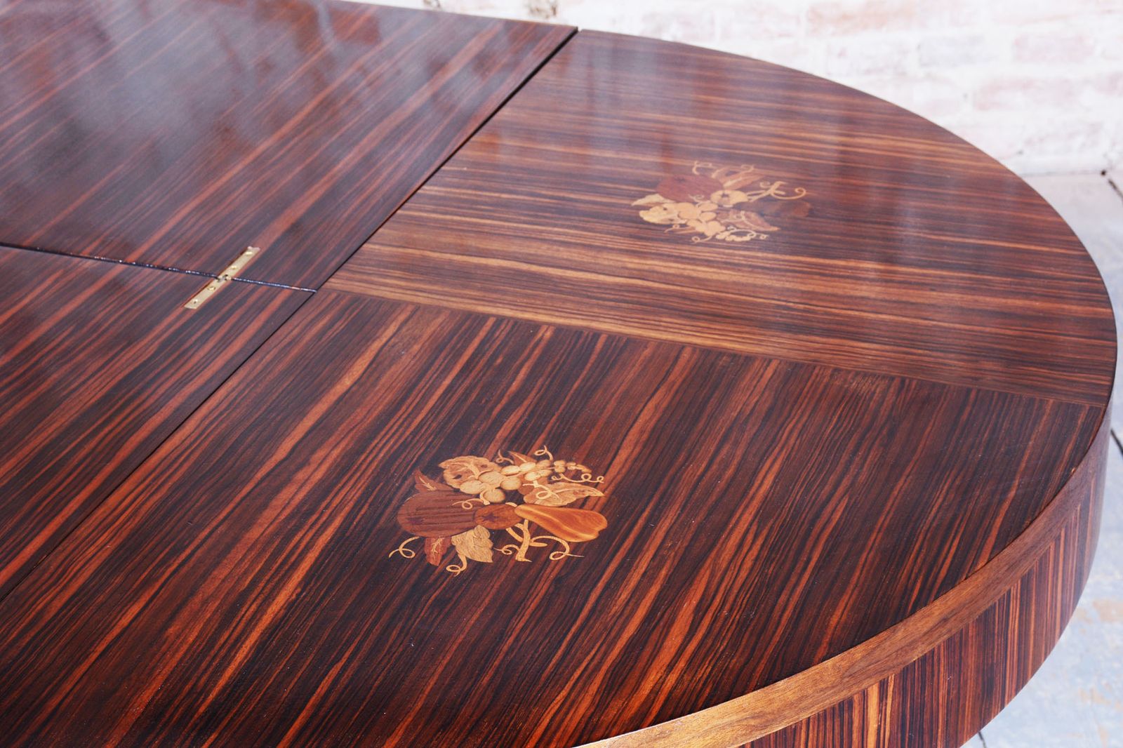 Restored Art Deco Extendable Table, By P. Follot, Ecole Boulle, France, 1920s photo 7150.0