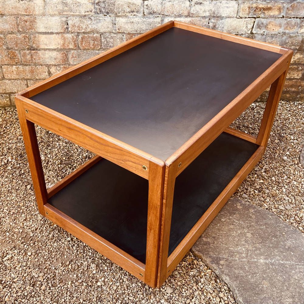 Mid Century Danish Teak Bar Cart By Johannes Andersen For Cf Christensen, Silkeborg – 1960s photo furniture