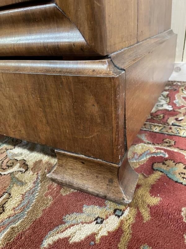 Commode époque Louis Philippe En Acajou Clair Et Marbre Gris photo furniture