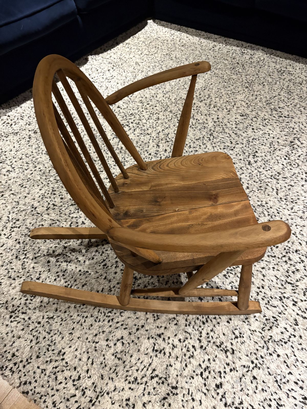 Vintage Mid Century Ercol Rocking Chair F182 Cc41 photo vinterior