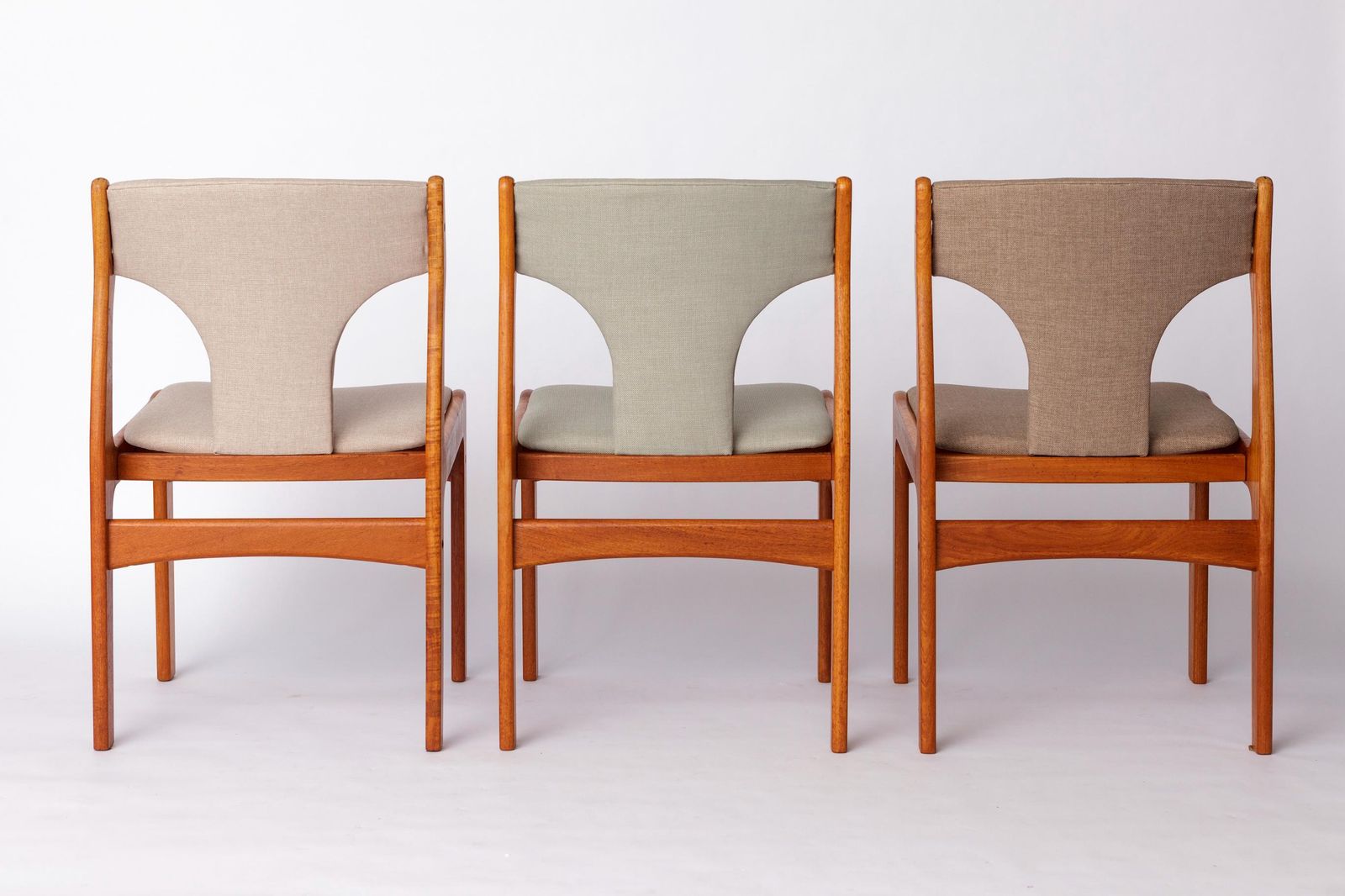 Vintage Set Of 6 Danish Teak Dining Chairs – Erik Buch For Uldum | 1960s Mid Century Modern Design photo 2166.0