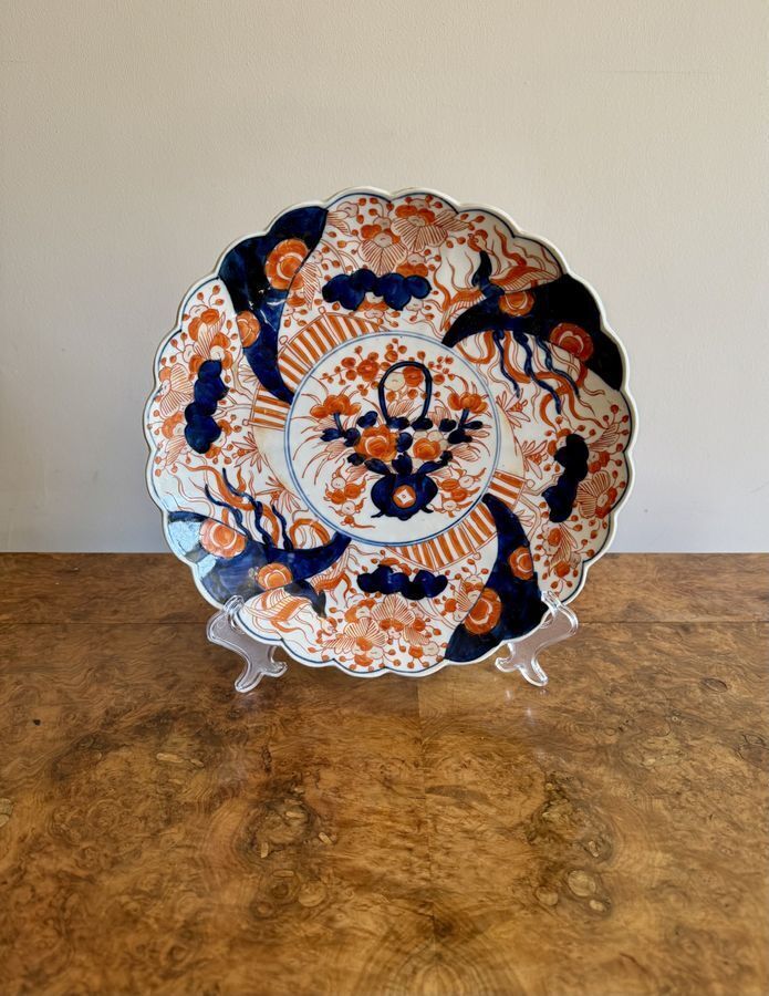 Lovely Quality Antique Japanese Imari Plate