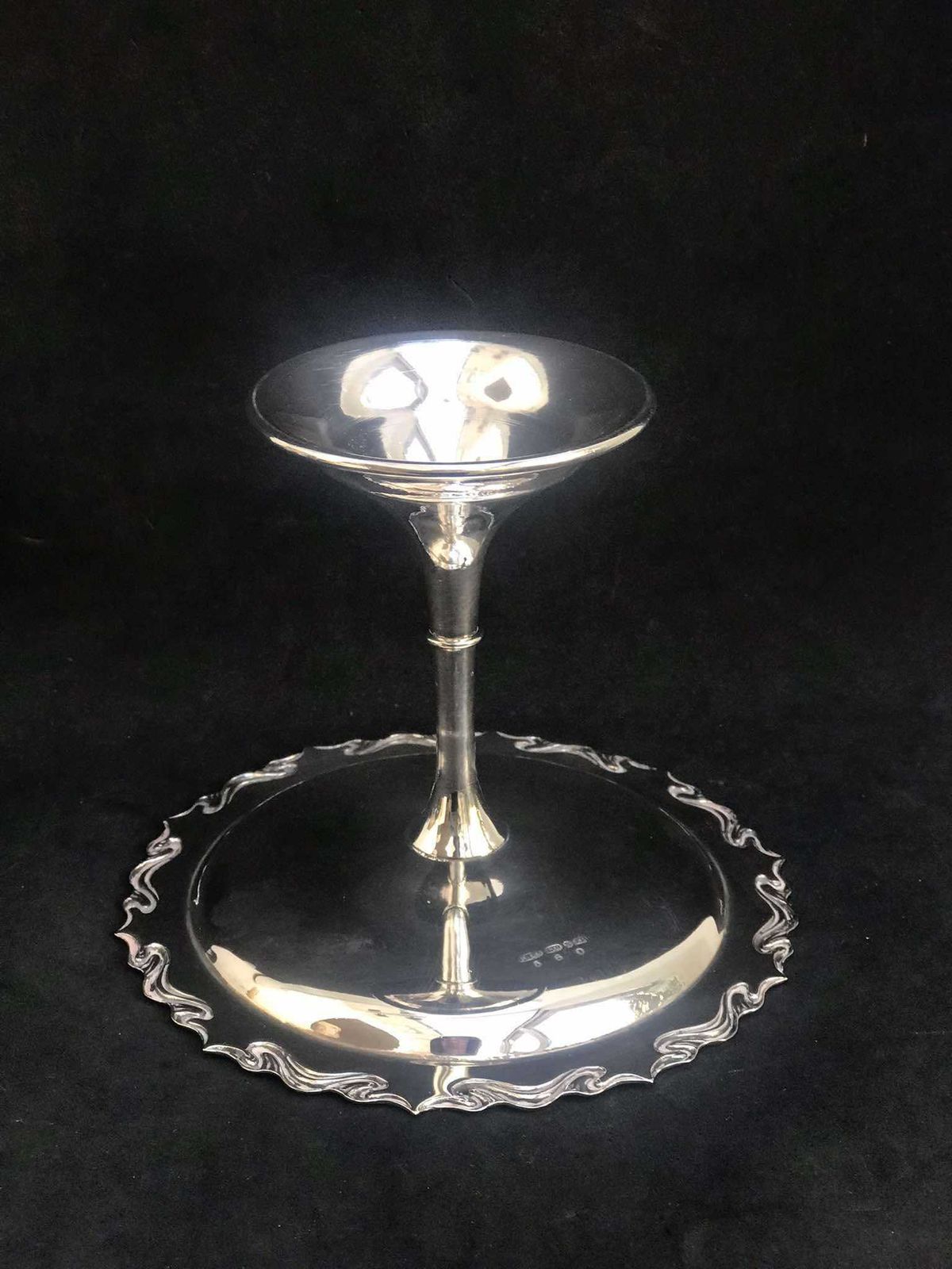Pedestal Plate Fenton Brothers Chocolates Dish Silver Plated Catchall Nut Dish Keys Dish Cookies Dish Edwardian Silver Plated Gift For Her photo 160.0