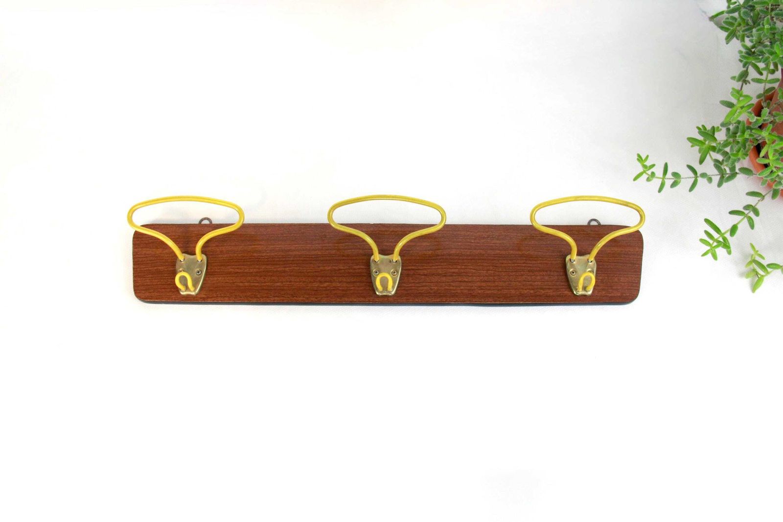 Zagara, Vintage Mid Century Industrial Wall Coat Rack, Italy, 1960s photo furniture