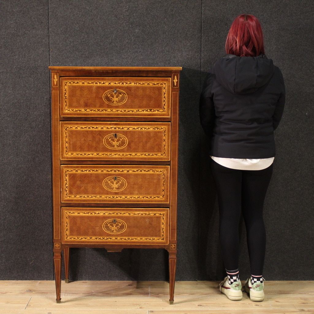 photo for sale 20th Century Louis XVI Style Inlaid Chest Of Drawers