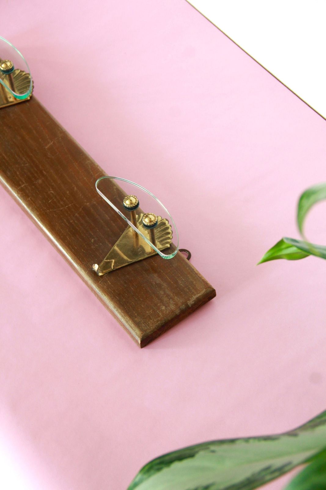 Crema, Antique Mid Century Coat Rack, Italy, 1940s photo buy