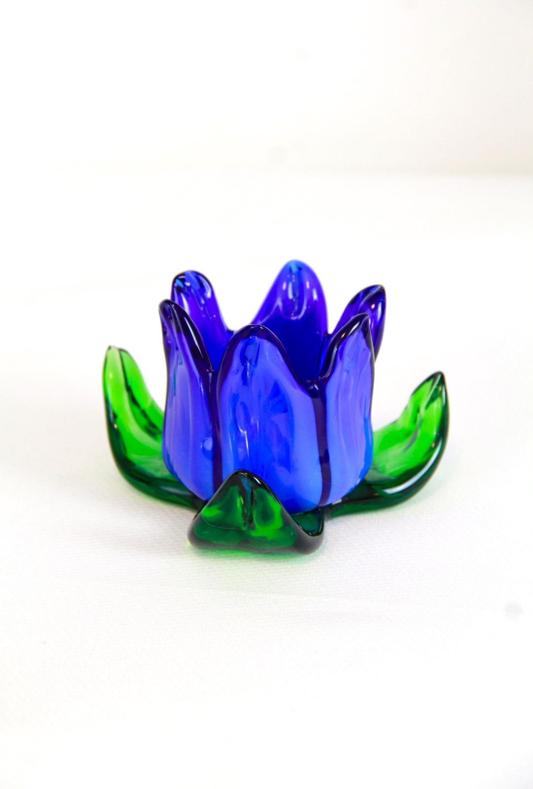 Fresia, Vintage Murano Flower Candle Holder, Italy, 1970s photo 144.0