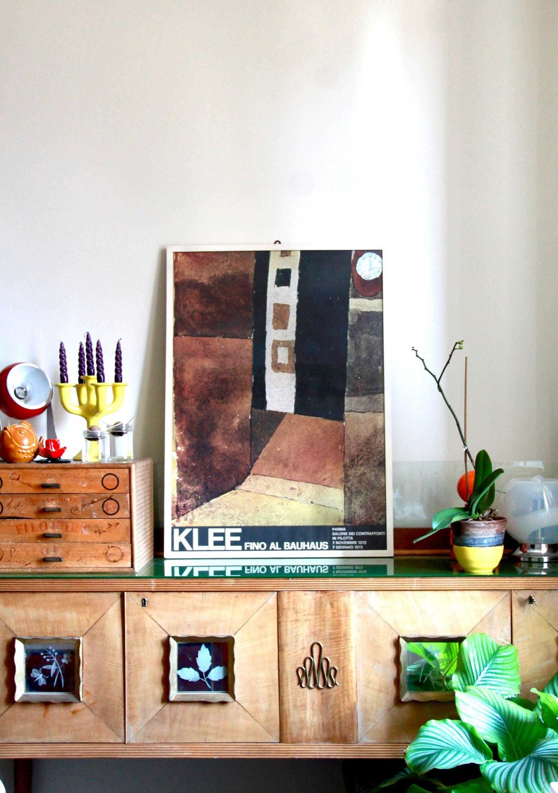 photo for sale Klee, Original Exhibition Poster "Fino Al Bauhaus" By Paul Klee, Italy, 1972