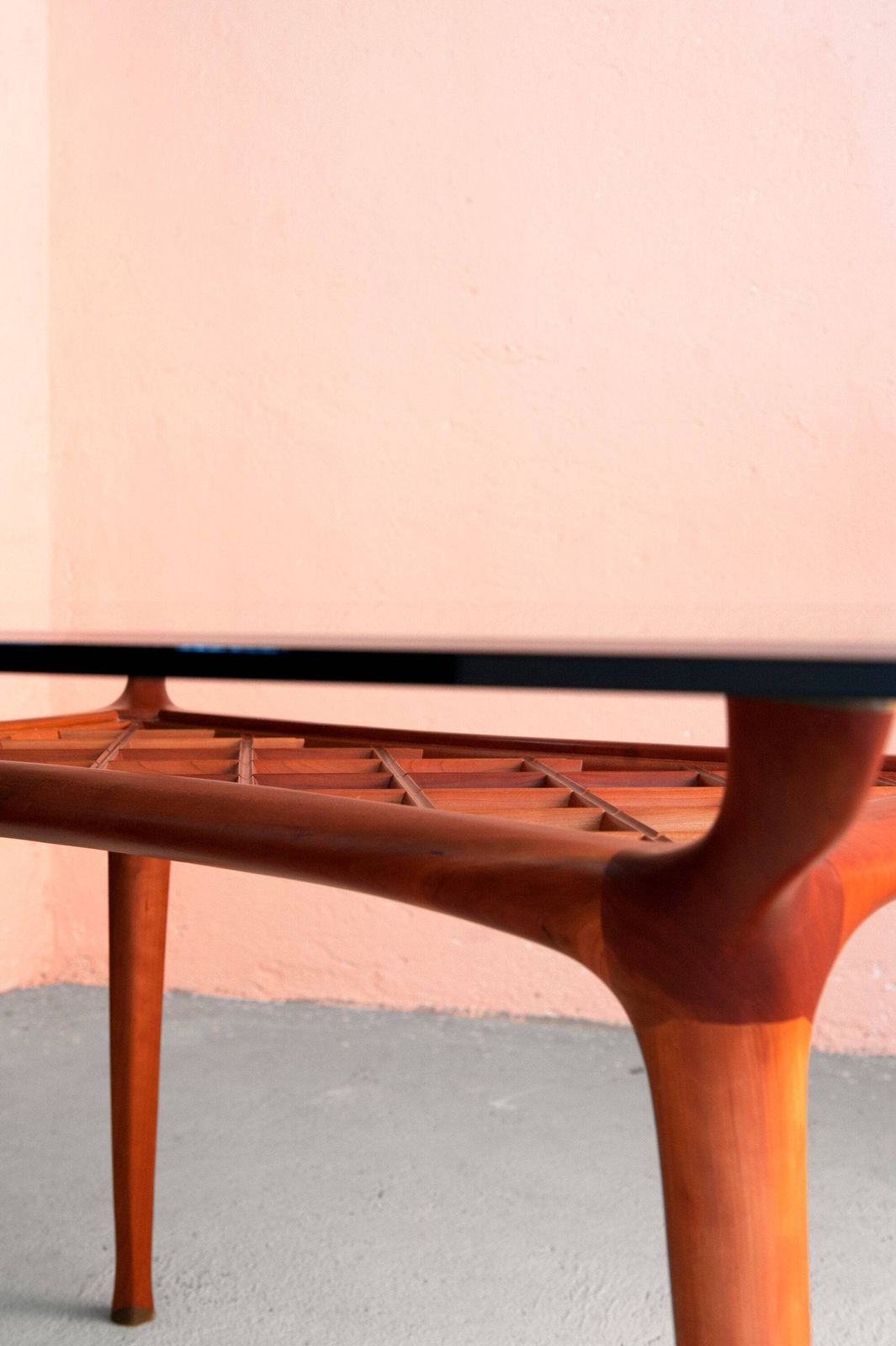 Camarillo Brillo, Italian Table By Roberto Lazzeroni For Ceccotti Collezioni, 1989 photo Furniture