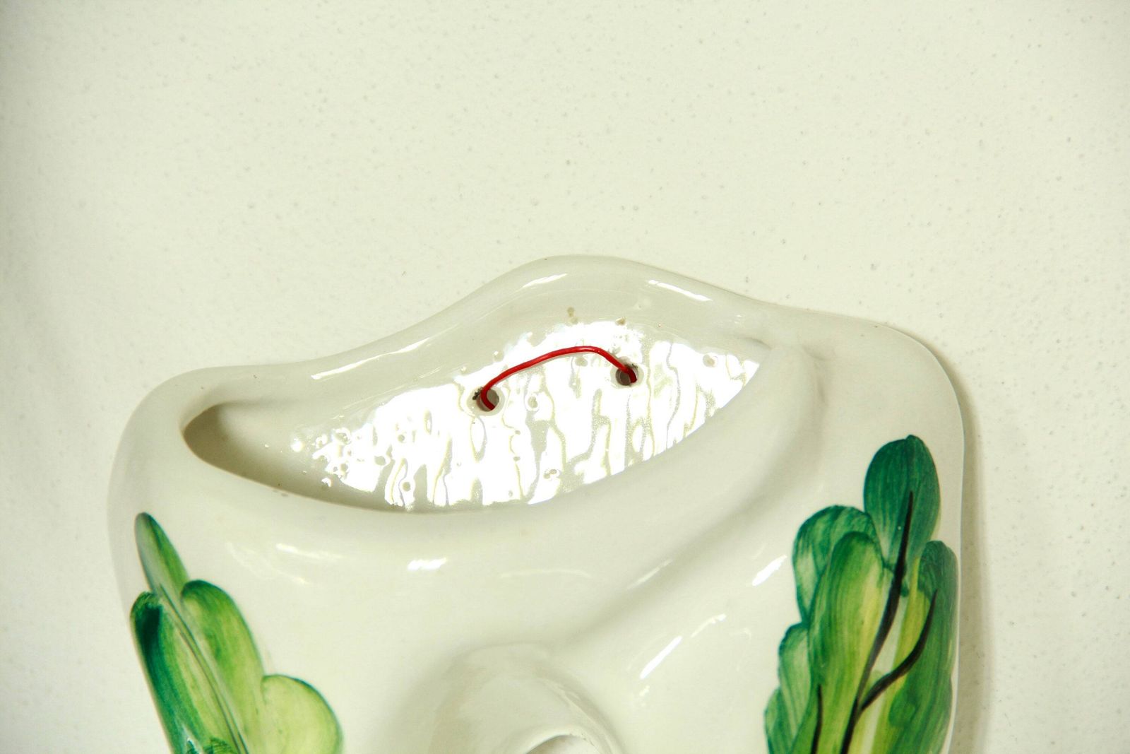 Alloro, Antique Art Deco Wall Vase/ Radiator Humidifier, Italy, 1940s photo 190.0