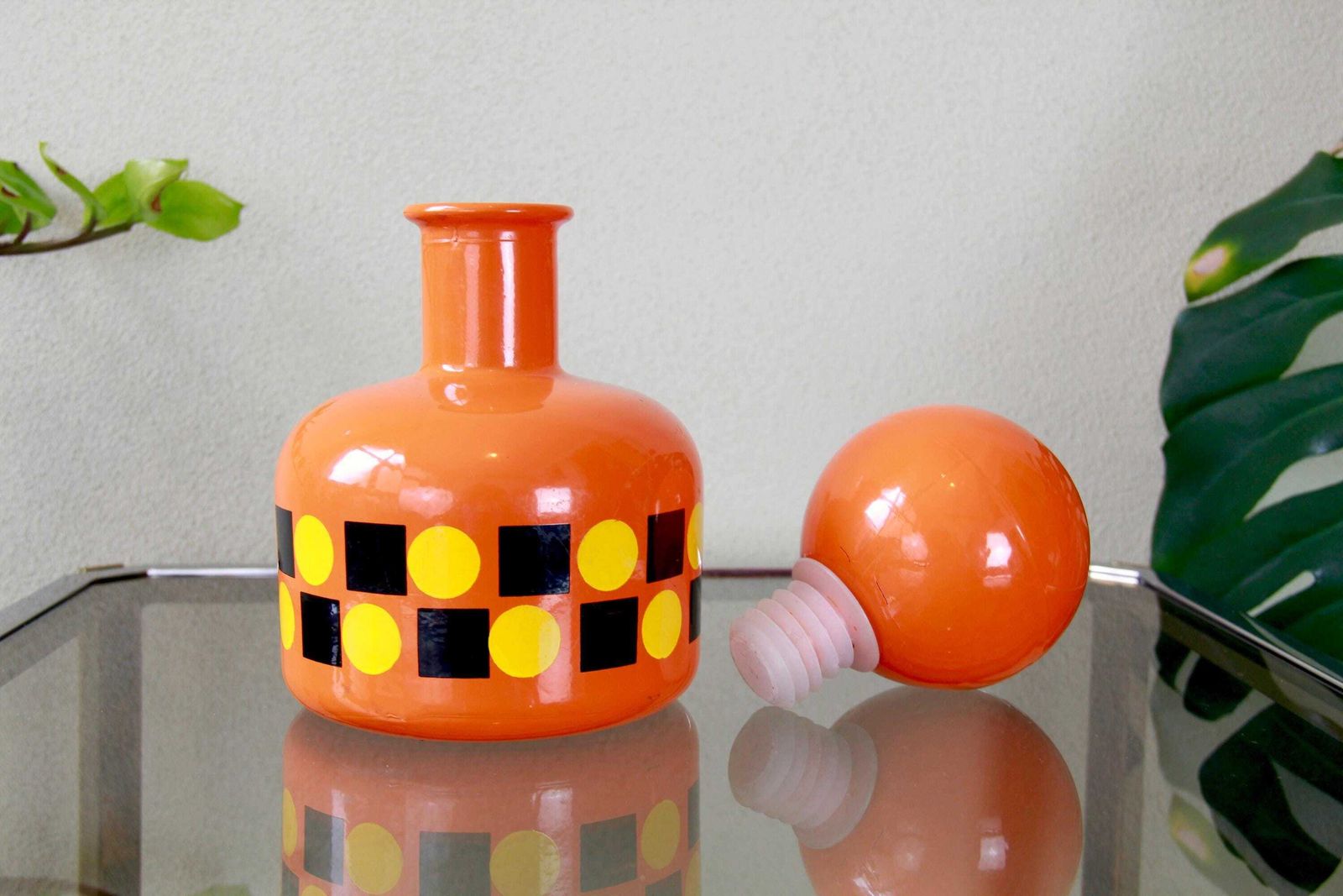 Allegra, Vintage Space Age Liquor Bottle By Beccaro, Italy, 1960s photo Home Decor