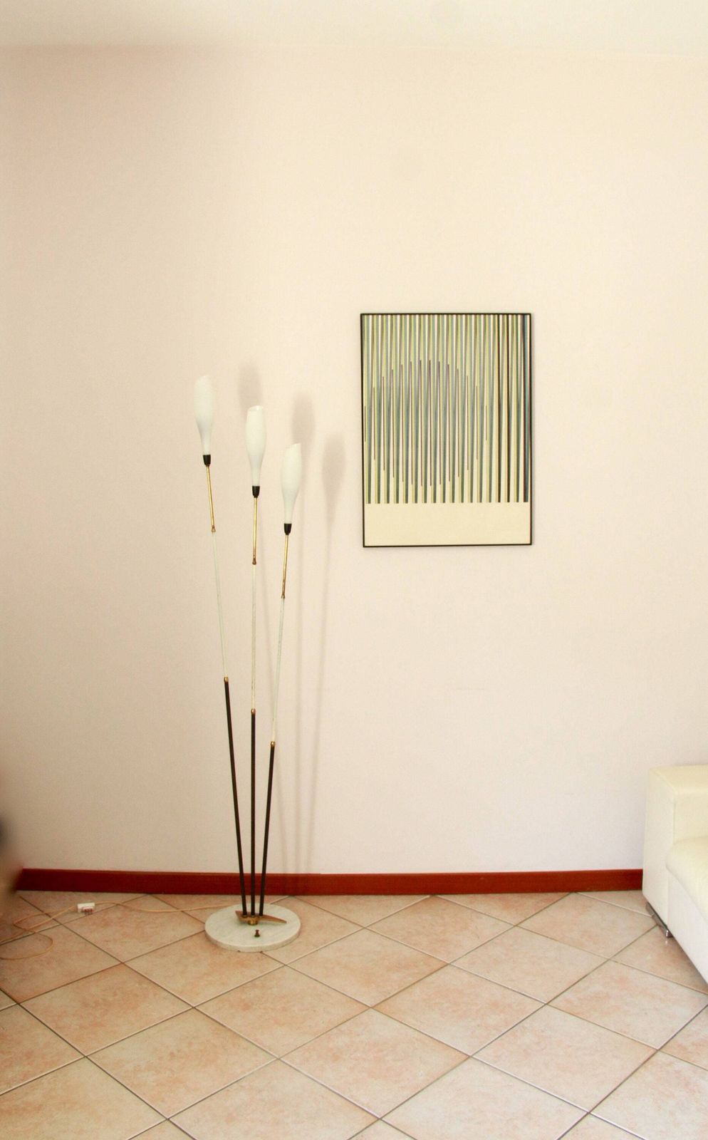Calle, Mid Century Floor Lamp By Stilnovo, Italy, 1950s