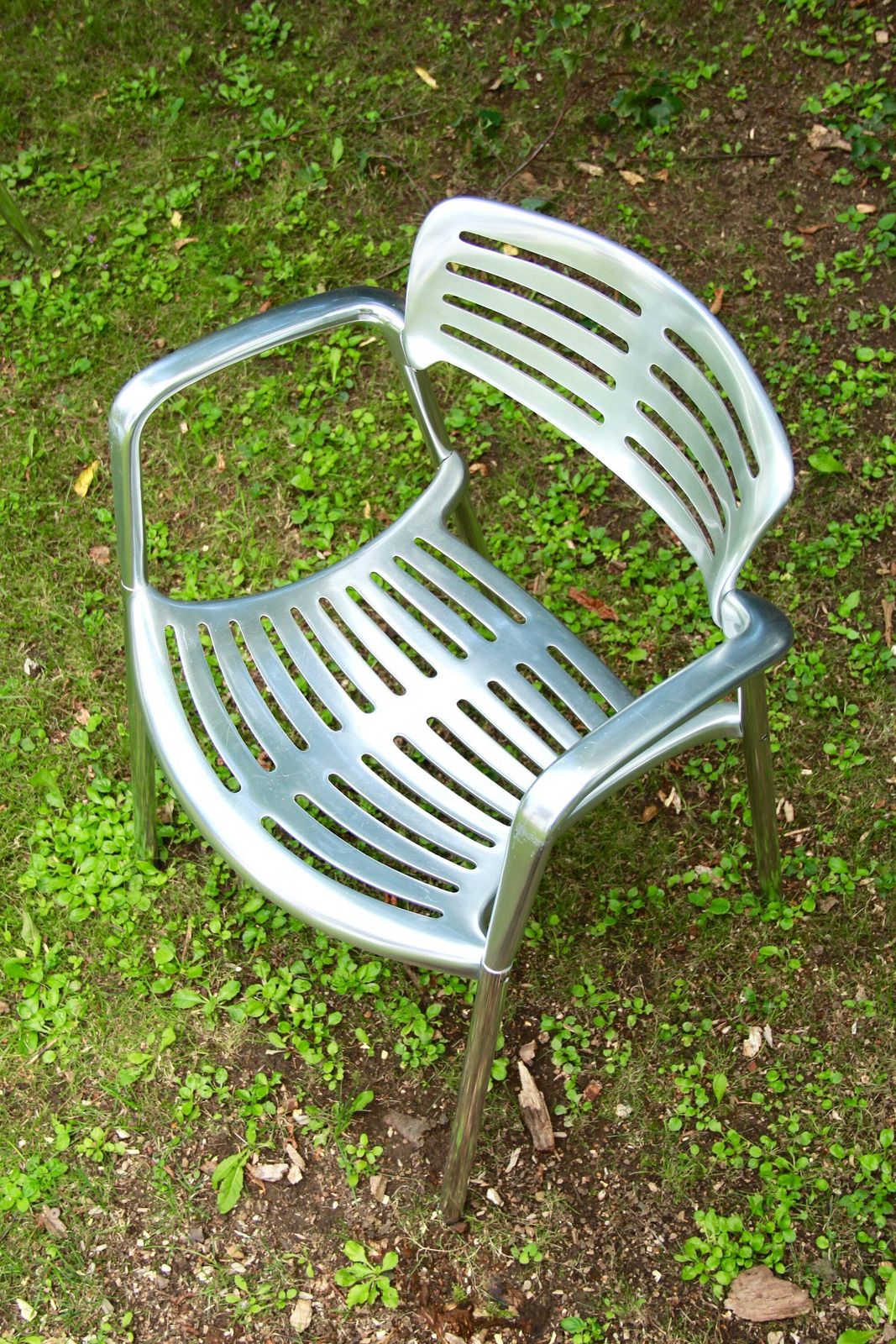 Toledo, Metal Chair By Jorge Pensi For Amat 3, Spain, 1980s photo Furniture