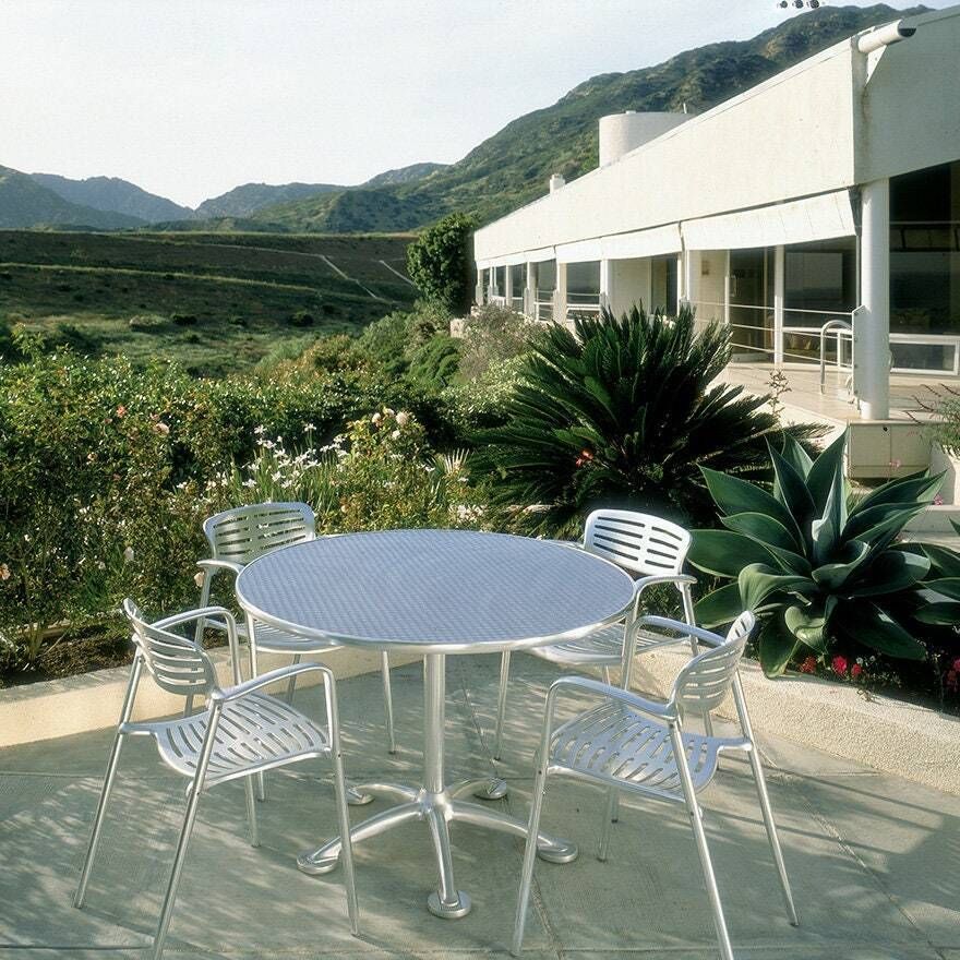 photo furniture Toledo, Metal Chair By Jorge Pensi For Amat 3, Spain, 1980s