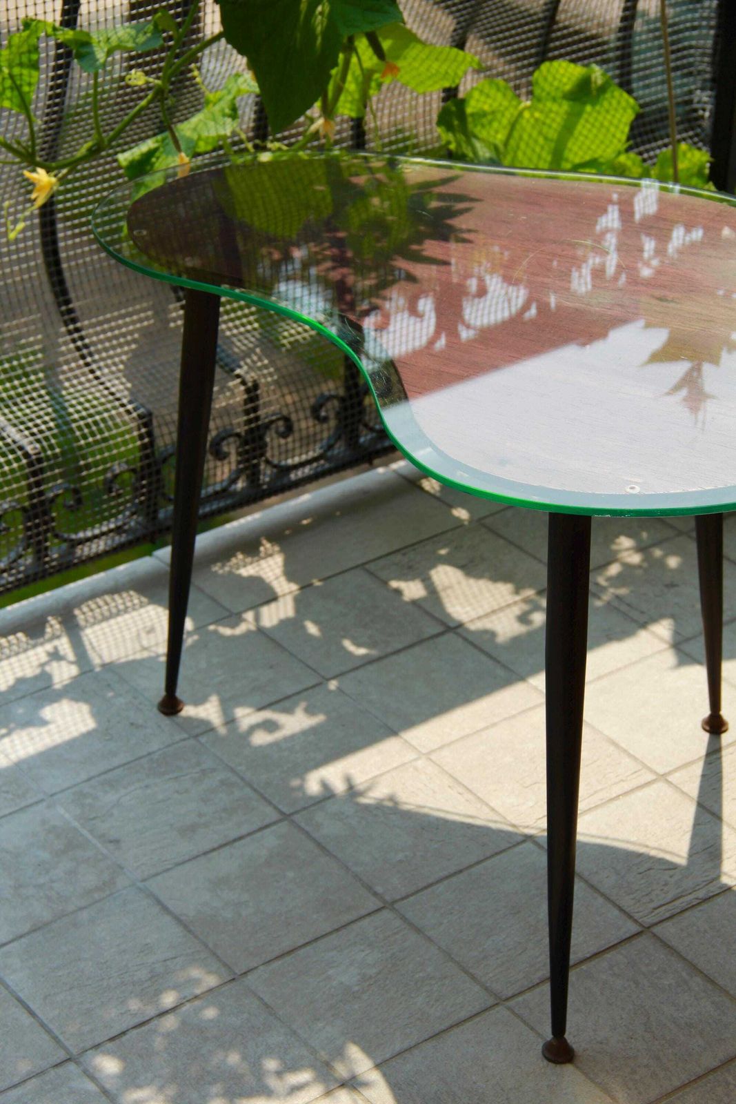 Fagiolino, Mid Century Bean Coffee Table, Italy, 1950s photo vintage