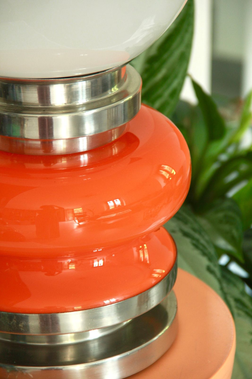 Arancina, Space Age Birillo Murano Glass Lamp, Italy, 1970s photo 776.0