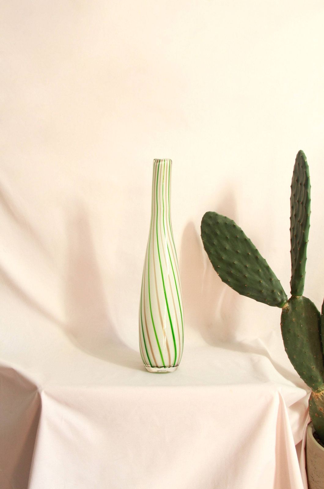 Lollipop, Vintage Murano Vase, Italy, 1970s photo for sale