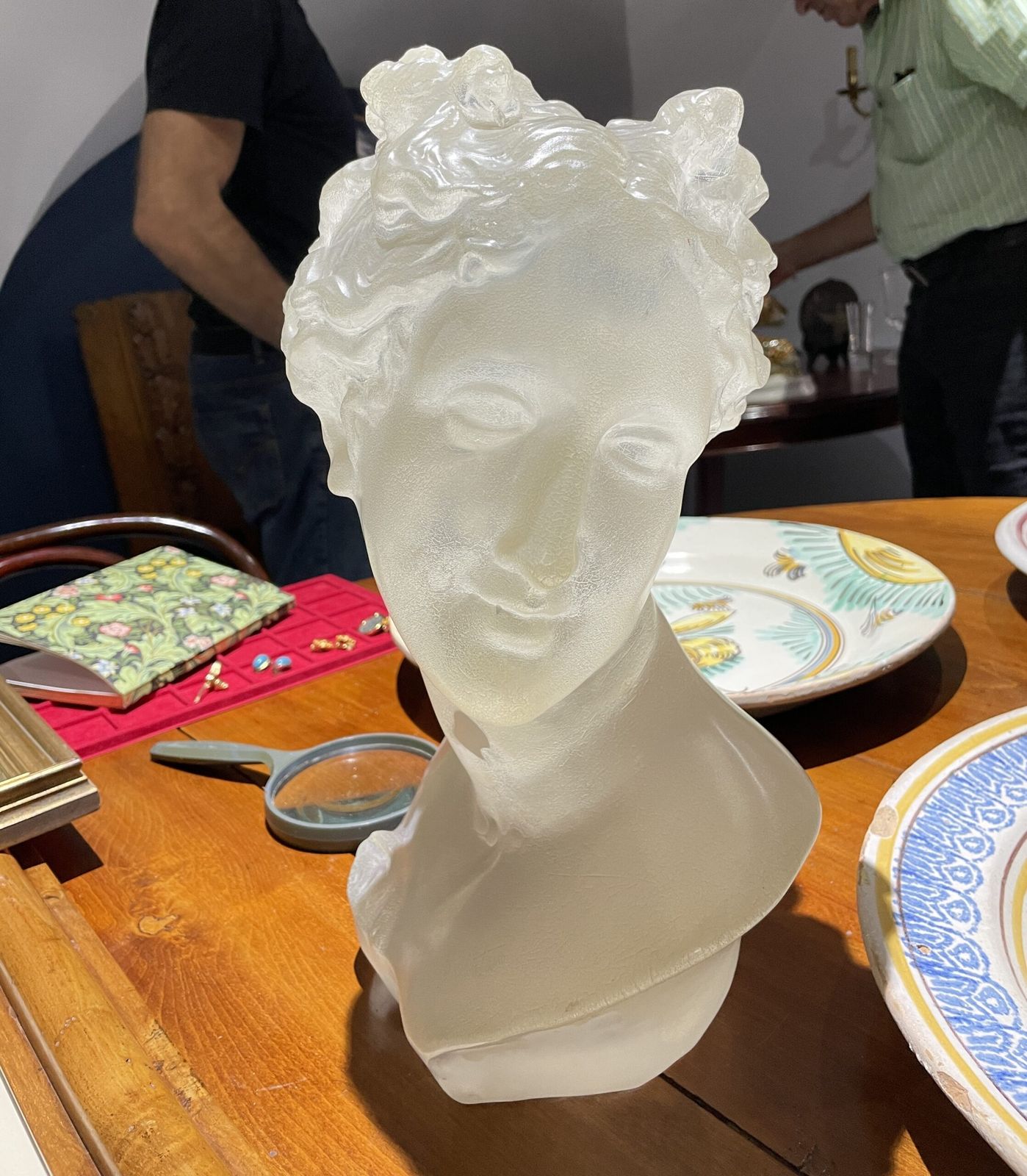 A Singular Piece Of Art By D’estifano. An Rare Early Signed Acrylic Bust. (Circa 1970) photo for sale