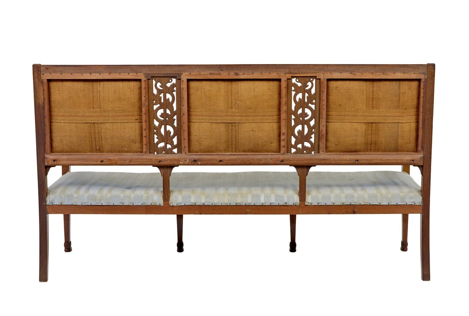 Furniture Early 20th Century 7 Piece Carved Walnut Empire Revival Suite photo