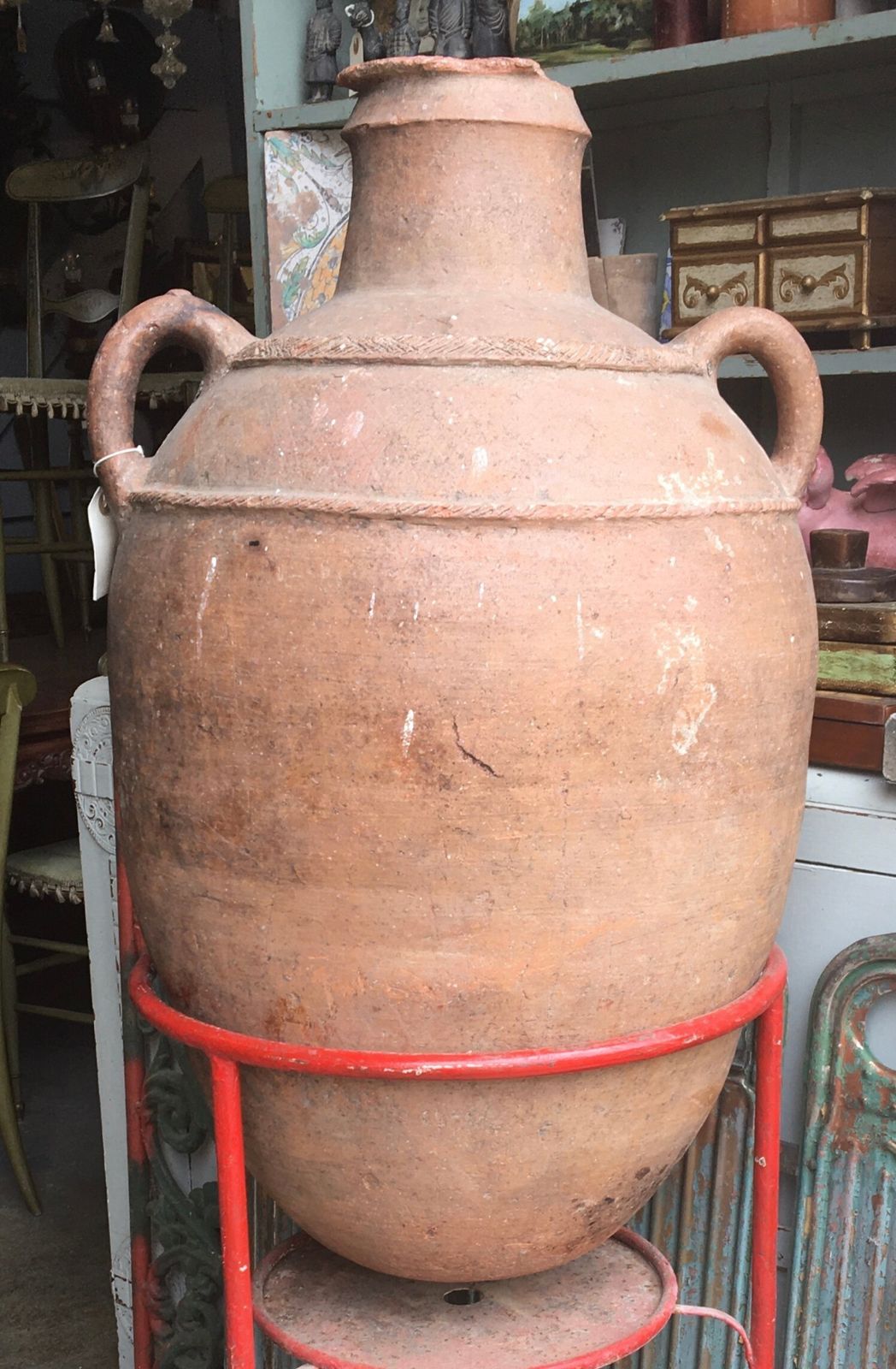 Early Italian Urn On Standantique Italian Urn On Stand. (Circa 1870)