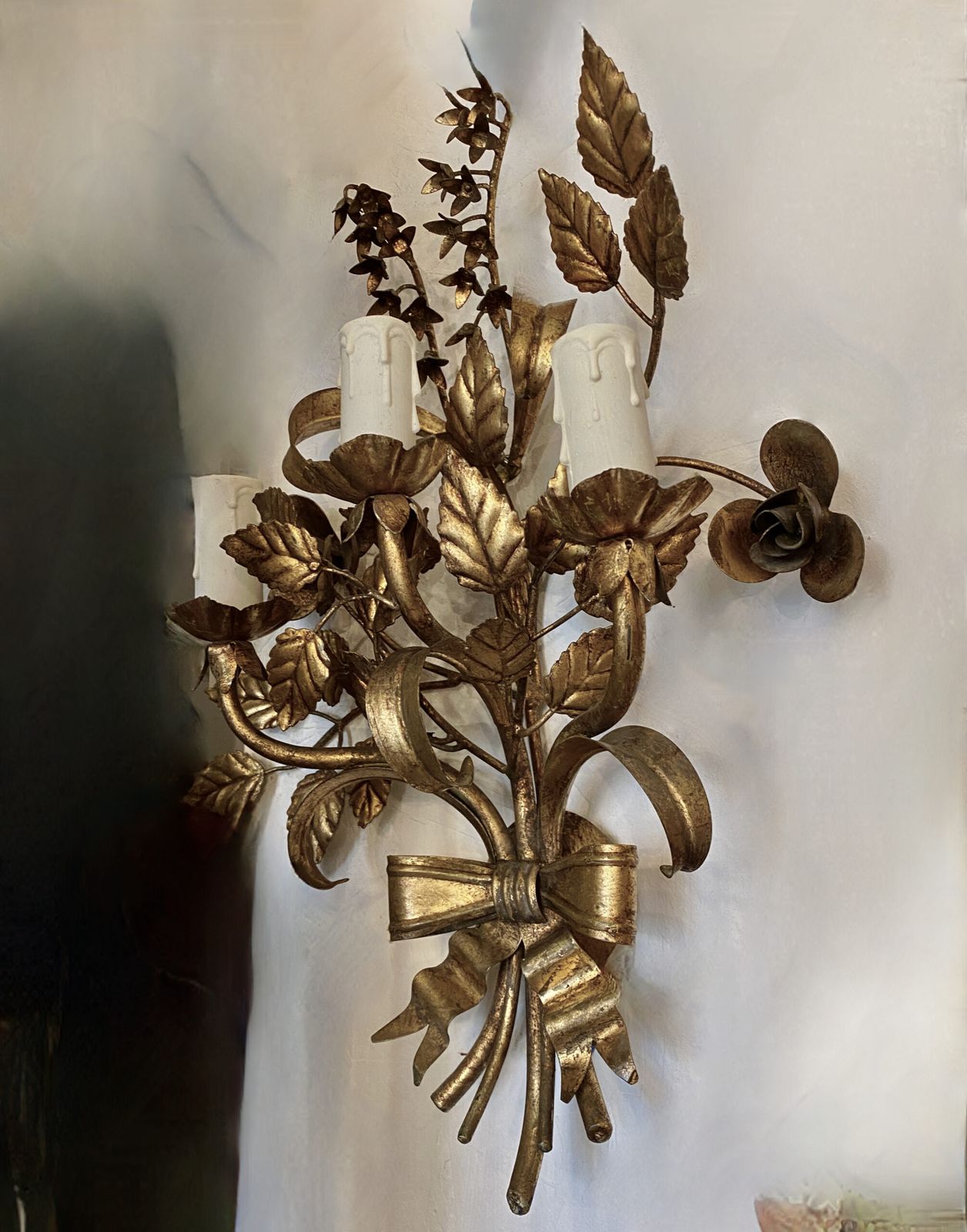 A Collection Of Italian Tole Wall Lights ( Great For A Large Project)( Circa 1920) photo furniture