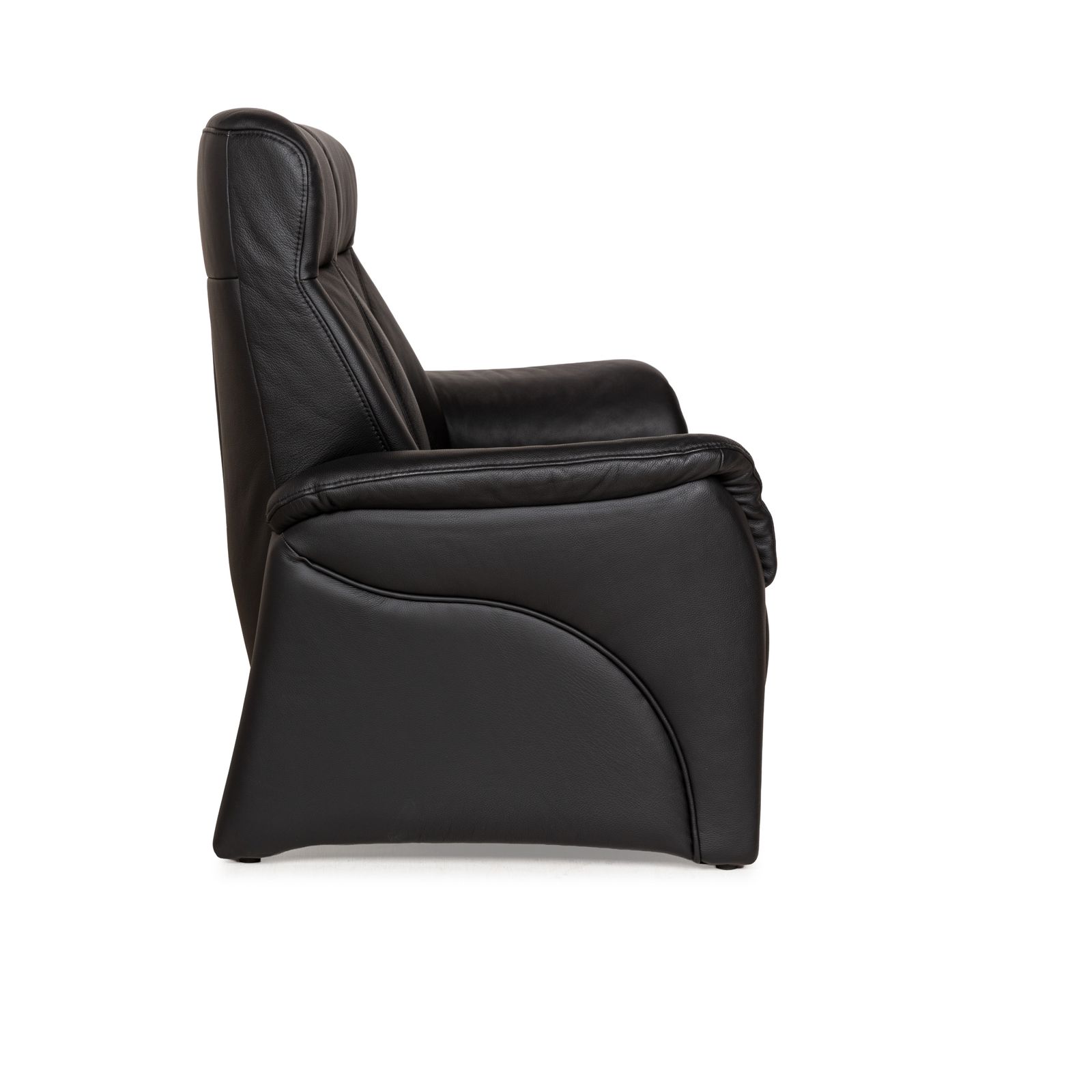 photo furniture Canapé 2 places Himolla Cumuly en cuir noir