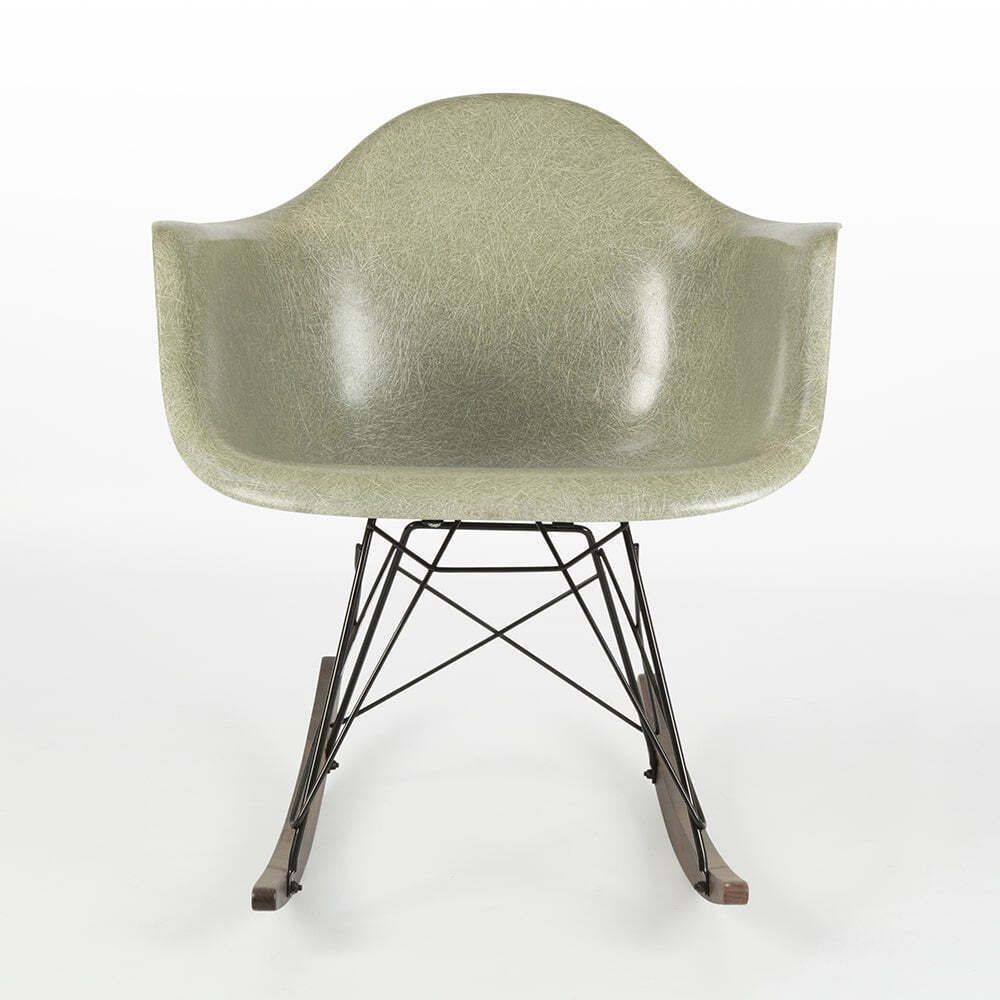 Seafoam Herman Miller Vintage Original Eames Rar Rocking Arm Chair photo furniture