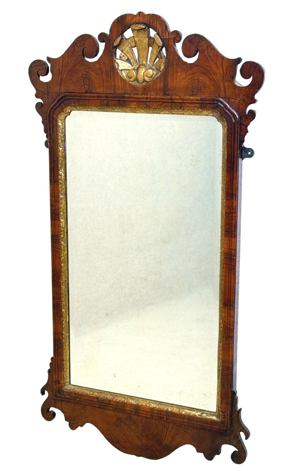 George II Walnut & Gilt Wall Mirror (England, Circa 1730) photo buy