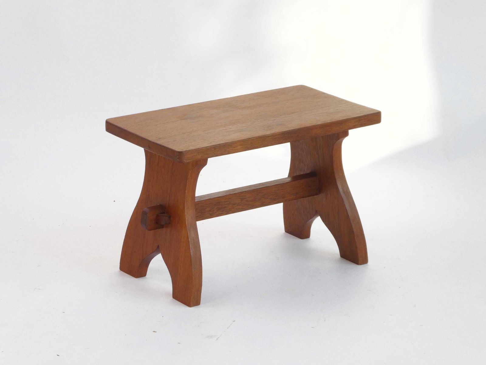 Antique Wooden Small Stool, Wooden Plant Stand, Farmhouse Decor, French Side Table, Bench photo furniture