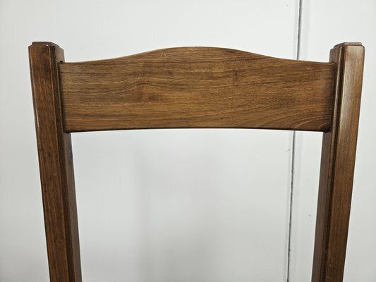 photo for sale Vintage Beech Dining Room Chairs With Geometric Seats, 1950s, Set Of 6