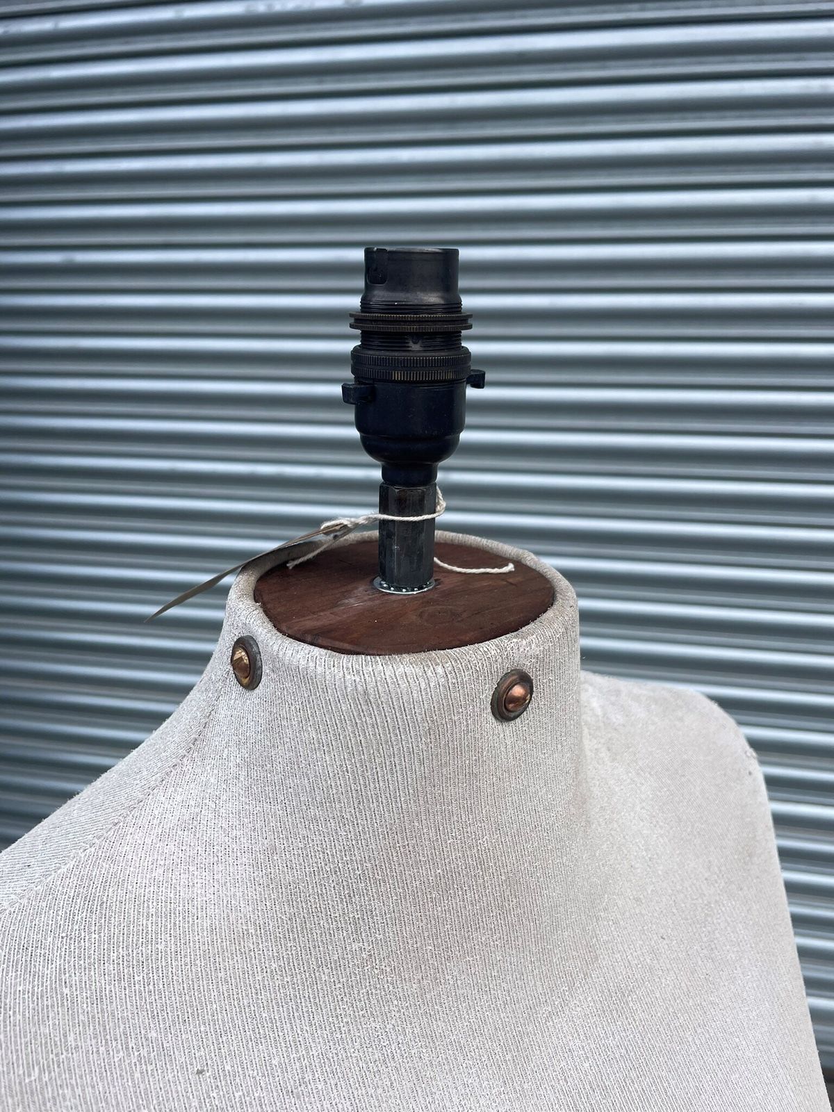 1950s Bust Form On Stand Floor Light photo furniture