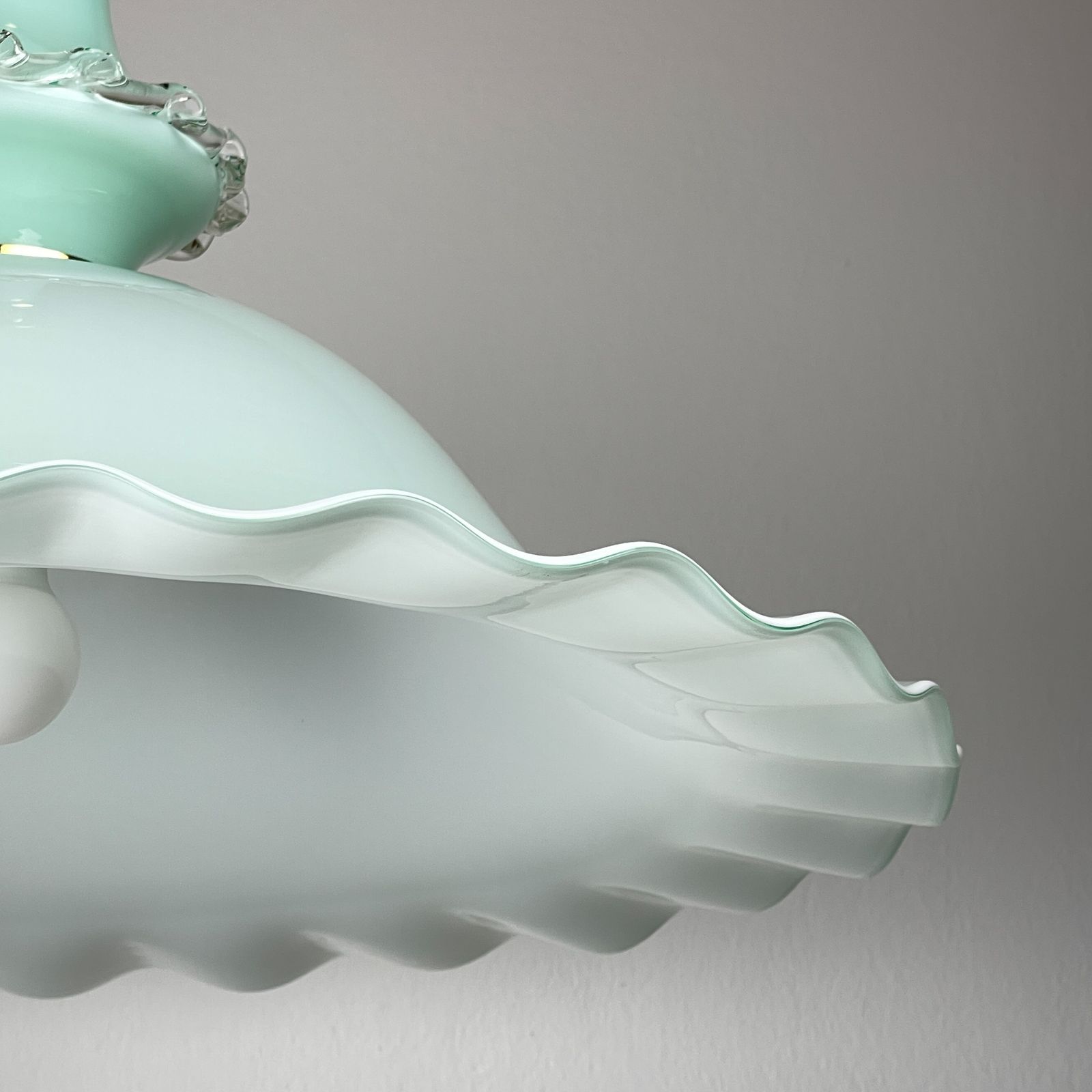 Vintage Murano Glass Pendant Lamp By Venini, Italy 1970s photo 1950.0