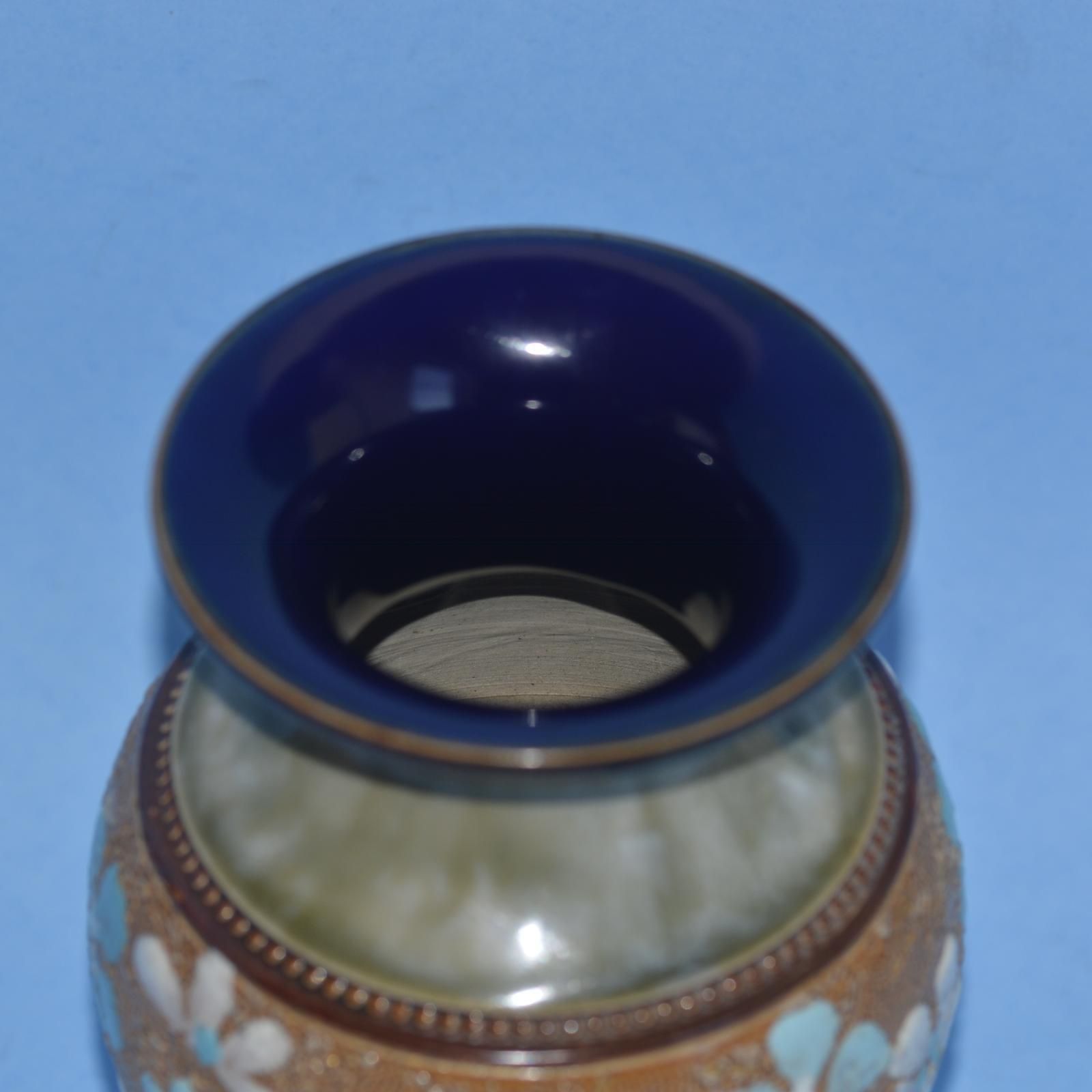 Attractive Pair Of Doulton Lambeth Vases (1885 1902 Slater) photo 215.0