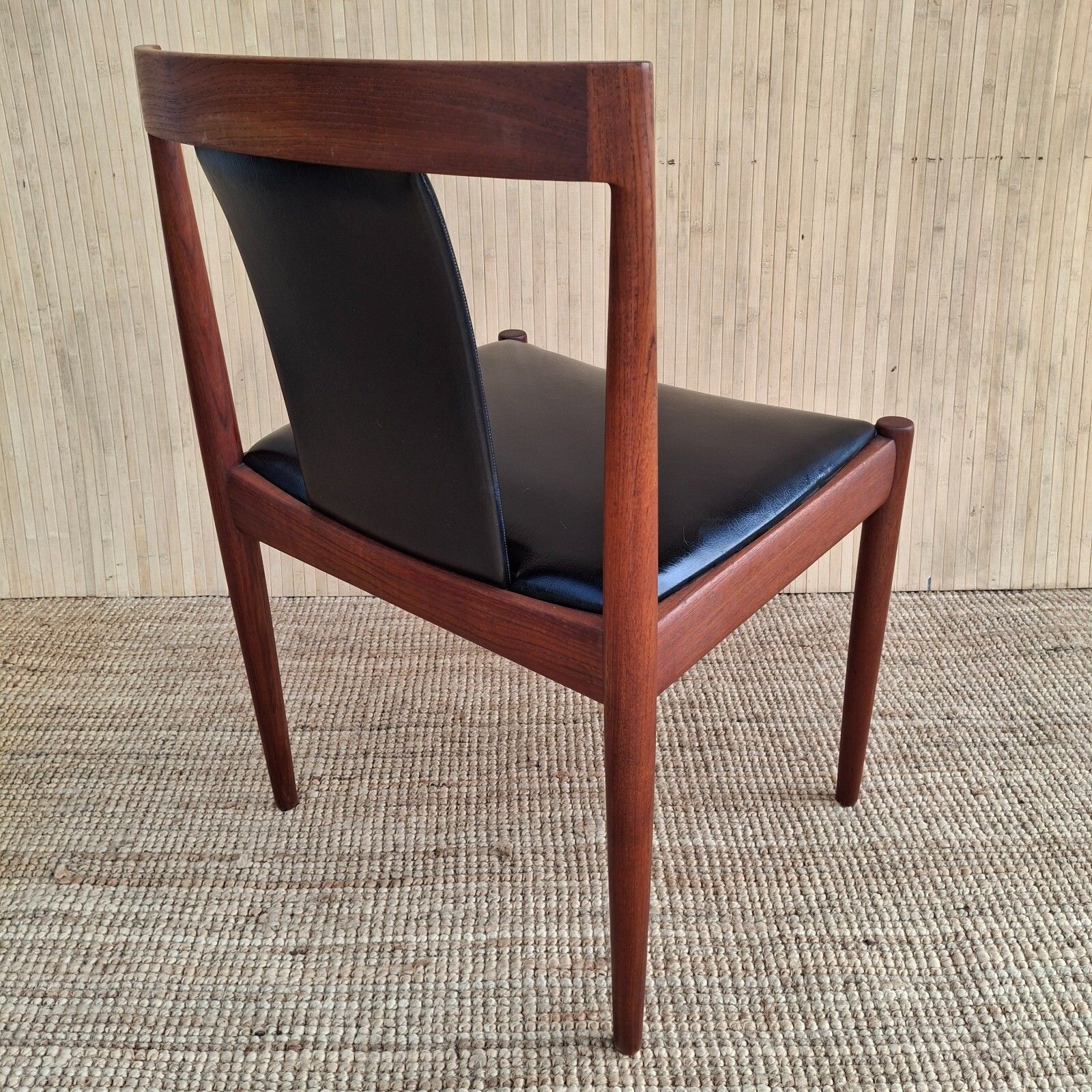 photo vintage Fab Vintage Mid Century Danish Kai Kristiansen Univers Teak Dining Office Chair