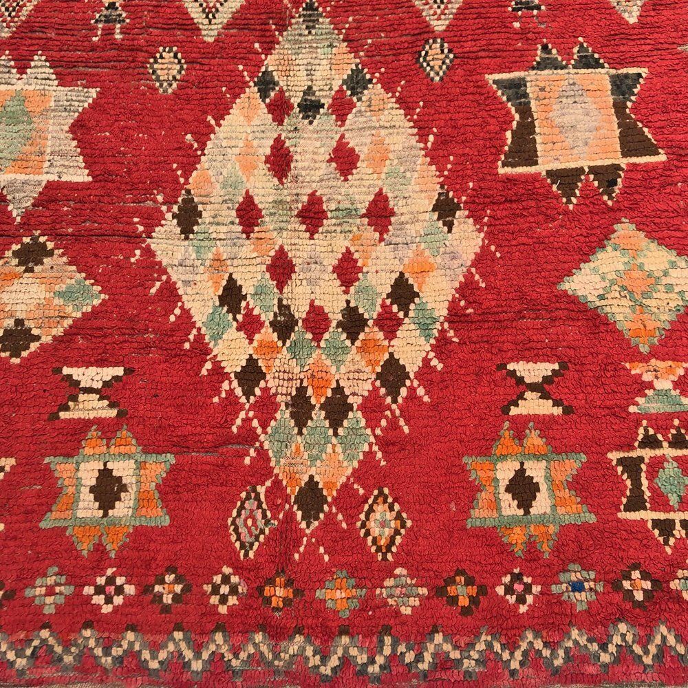 Maroc Tribal Vintage Immouzzer Marmoucha Moroccan Berber Rug photo vinterior