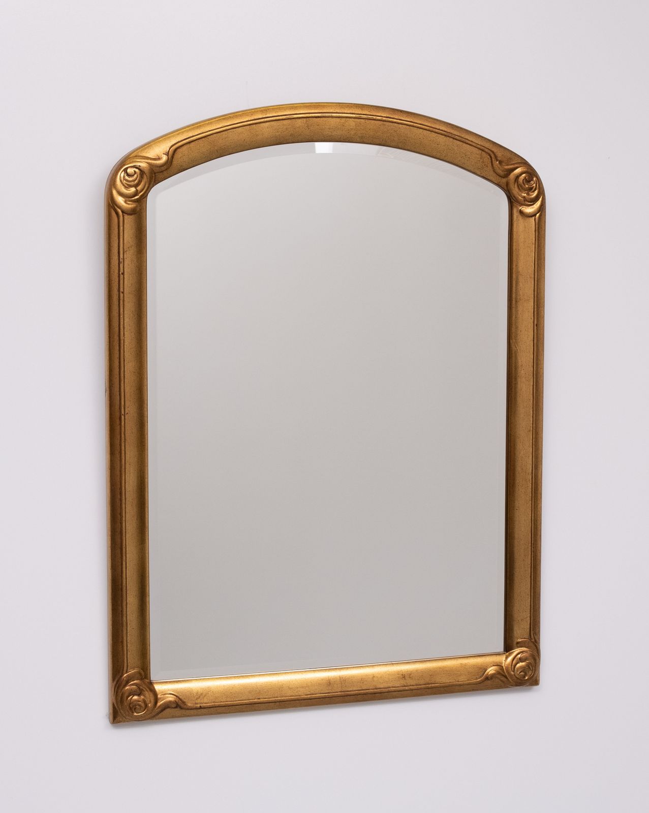 Deknudt Art Deco Style Gold Wall Mirror Belgium 1970s photo 800.0