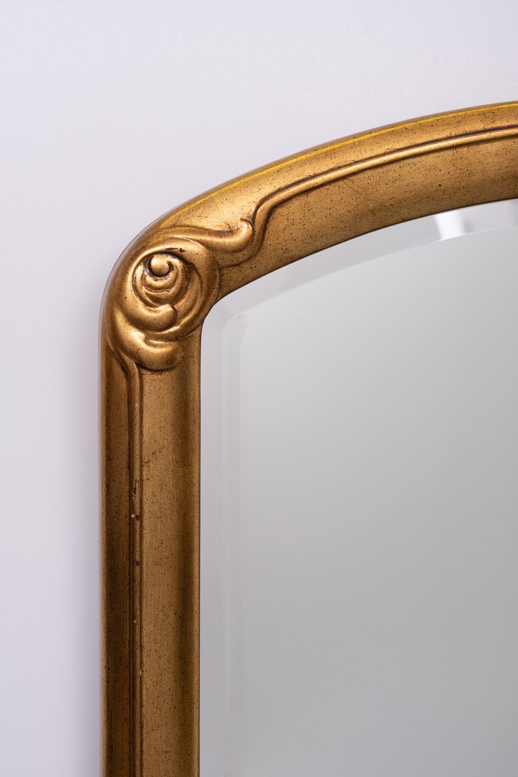 Deknudt Art Deco Style Gold Wall Mirror Belgium 1970s photo buy
